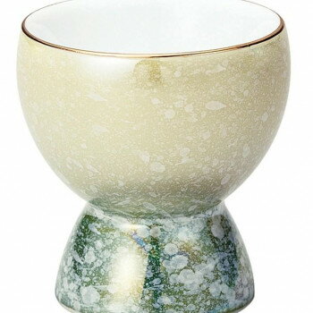Buddhist Altar Ritual Articles - 光綺 茶湯器 有田焼 イエロー/グリーン 32j800q600072 【北海道・沖縄・離島配送不可】