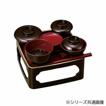 Buddhist Instruments - 仏膳 6.0寸 金梨地(内朱・フチ金) 4307604100011 【北海道・沖縄・離島配送不可】