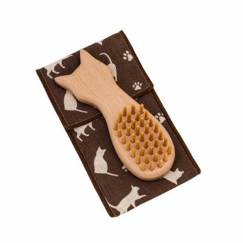 ねこねこスタイルブラシ 携帯袋付き CT-01 【北海道・沖縄・離島配送不可】