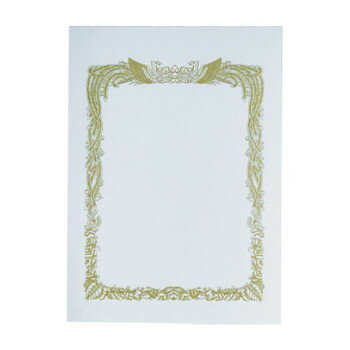 賞状用紙　B5　横書き　10枚入・CS11-2 【北海道・沖縄・離島配送不可】