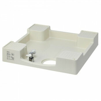 テクノテック 洗濯機用給水栓付防水パン フォーセットパン TPF640SE-CW1-GN 専用ガードなし アイボリーホワイト 【北海道・沖縄・離島配送不可】