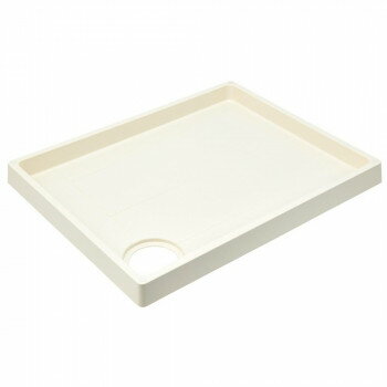 テクノテック 洗濯機用スタンダード防水パン TP800-LW1 アイボリーホワイト 【北海道・沖縄・離島配送不可】