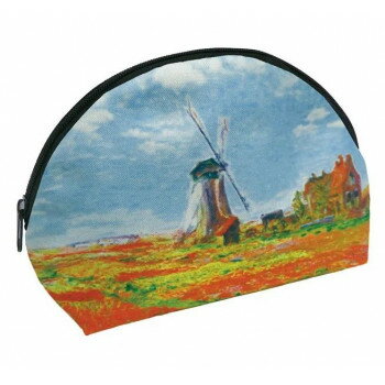 名画マルチポーチ モネ「チューリップ畑」 AU-00817 【北海道・沖縄・離島配送不可】