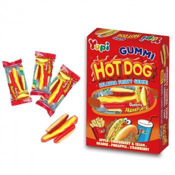ユピ グミホットドッグ 3P 24袋 100002125 【北海道・沖縄・離島配送不可】
