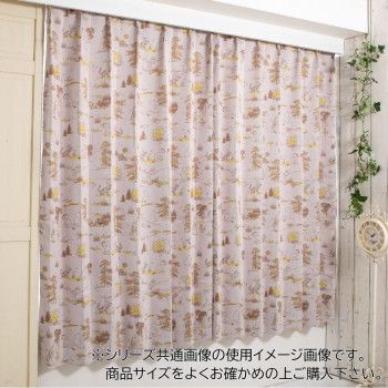 ディズニー クラッシックプー カーテン 2枚組 100×200cm SB-656-D 【沖縄配送不可】