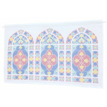 カフェカーテン ウィトライ レッド 12223872178 【北海道・沖縄・離島配送不可】