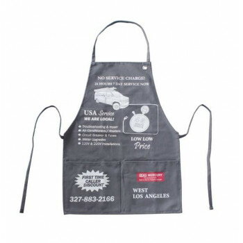 マーキュリー ビンテージエプロン ガレージ グレー ME052434 【北海道・沖縄・離島配送不可】