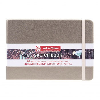 ターレンス アートクリエーションスケッチブック　ピンクシャンパン　21×15CM　T9314-245M 454534