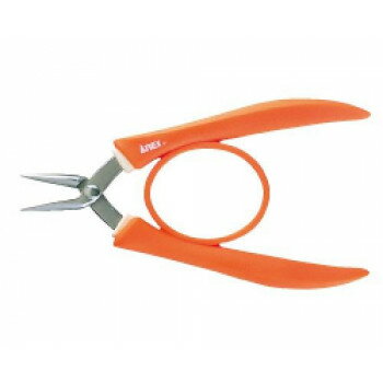 ANEX精密ラバーグリップヤットコ片丸タイプ NO.252 （片丸ヤットコ） 【北海道・沖縄・離島配送不可】