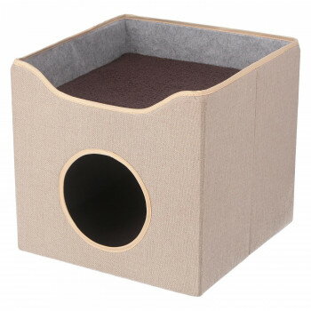 不二貿易　（C/D:53718） ペットハウス ルーフベッド付き BE 【北海道・沖縄・離島配送不可】