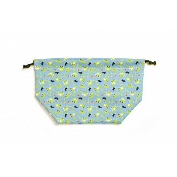 かえるのピクルス ランチ巾着 ブルー CKKP006-2 【北海道・沖縄・離島配送不可】