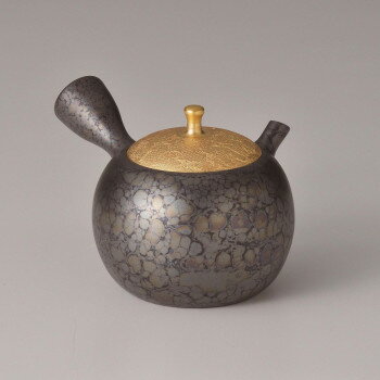 昭龍丸型天目雅蓋急須 260cc Y-19 【北海道・沖縄・離島配送不可】