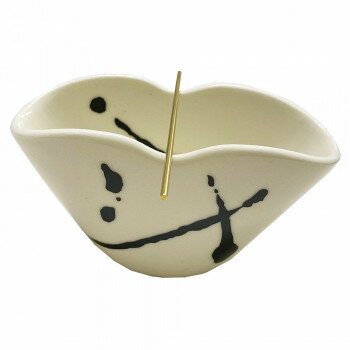 薫寿堂 うずまき用香立（波のしずく(白)） 1200 【北海道・沖縄・離島配送不可】