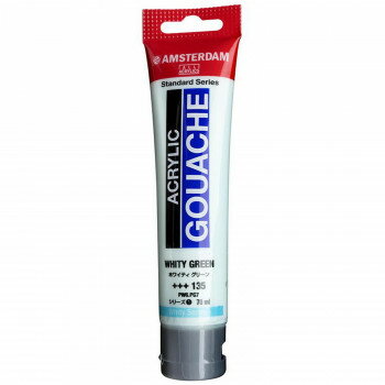アムステルダム アクリリックガッシュ 70ml　ホワイティ　グリーン　AAG70 135　442552 【北海道・沖縄・離島配送不可】
