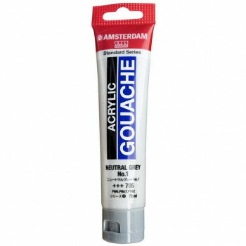 アムステルダム アクリリックガッシュ 70ml　ニュートラルグレーNO1　AAG70 705　447600 【北海道・沖縄・離島配送不可】