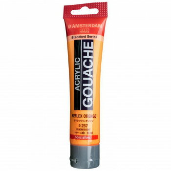 アムステルダム アクリリックガッシュ 70ml　リフレックス　オレンジ　AAG70 257　464068 【北海道・沖縄・離島配送不可】