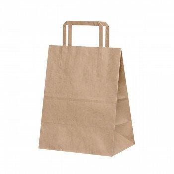 平紐手提袋　H平20　未晒　無地 50枚 XZKT9920 【北海道・沖縄・離島配送不可】