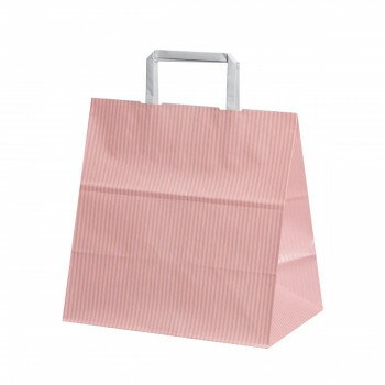 ＜＜ご注意下さい＞＞こちらの商品はメーカーよりお客様へ直接お届けの品になります。 当店での在庫はしておりません。在庫の有無はメーカー在庫のみになりますので、急な欠品や急に廃盤になる可能性がございます。こちらの商品の配送について○北海道・沖縄・離島につきましては、配送不可となりますので予めご了承お願いします。こちらの商品の包装(ラッピング)について○上記の理由(メーカーより直送)により包装はできませんので予めご了承お願いします。こちらの商品の不具合について○お届けしましたこちらの商品に不具合があった場合、商品到着日より1週間以内に当店にご連絡ください。メーカーが直接対応させて頂きます。○お客様がご自身で修理された場合、費用の負担は致しかねますので予めご了承下さい。ピンストライプ(細い縞々)は贈り物をシンプルでかわいらしい雰囲気に仕上げます。包装紙や角底袋とあわせてお使いいただけます。優しい色合いとデザインは出産祝いやウェディングなど大切なシーンにも人気です。バレンタインデーやホワイトデーにもおすすめのアイテムです。サイズ：巾260×マチ160×高さ260mm個装サイズ：13×29×31.1cm重量：34g個装重量：1958g素材・材質：紙質:片艶晒クラフト(100g)紐:紙平ヒモ(白)セット内容：50枚生産国：中国