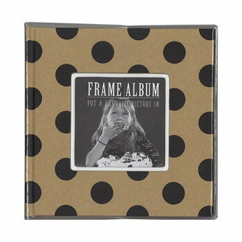 フレームアルバムS　ブラックドット　60-019 【北海道・沖縄・離島配送不可】