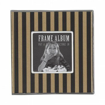 フレームアルバムS　ブラックストライプ　60-020 【北海道・沖縄・離島配送不可】