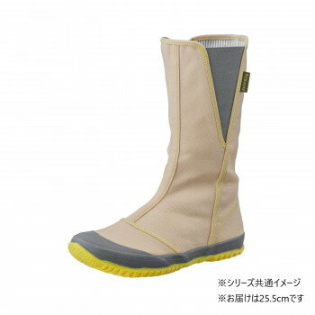 福山ゴム工業　作業靴 ノーカーズ NK-10　25.5cm ベージュ EE90000 【北海道・沖縄・離島配送不可】