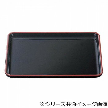 福井クラフト　9寸戦国長手盆黒天朱SL 50305440 【北海道・沖縄・離島配送不可】