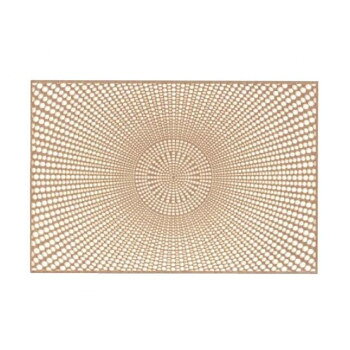 福井クラフト　450長角マット　ドット ゴ-ルド 50312110 【北海道・沖縄・離島配送不可】