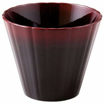 福井クラフト　フラワーカップ　朱ぼかし 83320180 