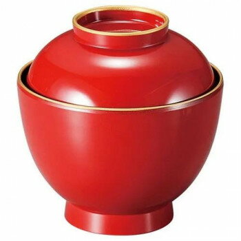 福井クラフト　3.5寸玉子椀　朱天金 37001630 【北海道・沖縄・離島配送不可】