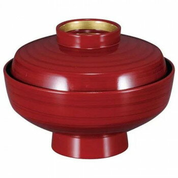 福井クラフト　TM直天竜寺吸物椀　紅ライン高台内金 31006720 【北海道・沖縄・離島配送不可】