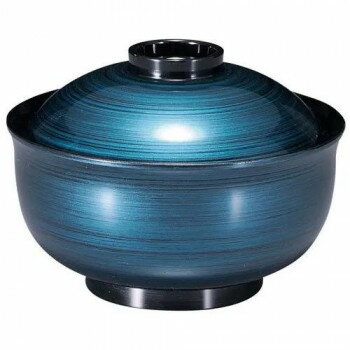 福井クラフト　TA4.5寸ゆり型雑煮椀 ブルー深海 31006770 【北海道・沖縄・離島配送不可】