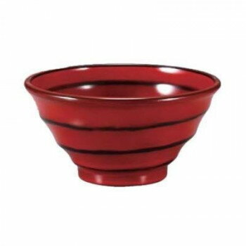 福井クラフト　TA15cm段付鉢朱研ぎ出し内外 31008150 【北海道・沖縄・離島配送不可】