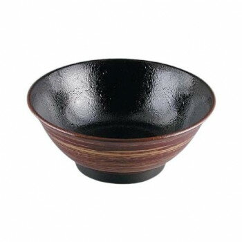 福井クラフト　耐熱 7寸ラーメン鉢ウルミ金霞(汚染防止塗 33101950 【北海道・沖縄・離島配送不可】