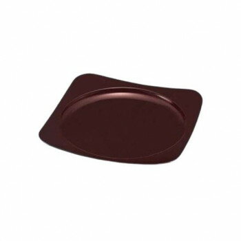 福井クラフト　隅丸満月そば皿　新溜 45151813 【北海道・沖縄・離島配送不可】