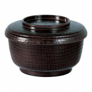 福井クラフト　耐熱ケヤキ割子(小)溜内朱塗(蓋親) 12033970 【北海道・沖縄・離島配送不可】