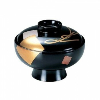 福井クラフト　利久椀 黒色紙むすび 33604590 【北海道・沖縄・離島配送不可】