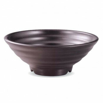 福井クラフト　φ35.5cmビッグロクロ目鉢　黒マット 83360420 【北海道・沖縄・離島配送不可】(3.0)