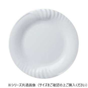 福井クラフト　30cmレリーフ丸プレート　白グロス 83361150 【沖縄配送不可】