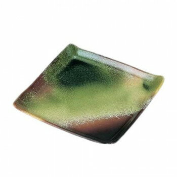 福井クラフト　7寸吉野角皿 伊賀織部 55000650 【北海道・沖縄・離島配送不可】