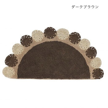 ＜＜ご注意下さい＞＞こちらの商品はメーカーよりお客様へ直接お届けの品になります。 当店での在庫はしておりません。在庫の有無はメーカー在庫のみになりますので、急な欠品や急に廃盤になる可能性がございます。こちらの商品の配送について○北海道・沖縄・離島につきましては、配送不可となりますので予めご了承お願いします。こちらの商品の包装(ラッピング)について○上記の理由(メーカーより直送)により包装はできませんので予めご了承お願いします。こちらの商品の不具合について○お届けしましたこちらの商品に不具合があった場合、商品到着日より1週間以内に当店にご連絡ください。メーカーが直接対応させて頂きます。○お客様がご自身で修理された場合、費用の負担は致しかねますので予めご了承下さい。落ち着いた色合いが可愛すぎないクロシェ編みの半円状のマットです。カどこか懐かしさやレトロな雰囲気も感じられる、ハンドメイドのクロシェ編み。半円状なので、ドアなどの出入口はもちろん、ベッド下に敷くのもおススメです!サイズ：約80×40cm個装サイズ：80×40×3cm重量：個装重量：500g素材・材質：綿80%、ポリエステル10%、レーヨン5%、その他5%かぎ針編みモチーフ:綿100%生産国：インド