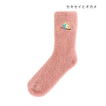 ルームソックス セキセイとオカメ 17322640076 【沖縄配送不可】