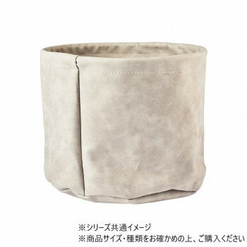 MHレザーポット6号 アッシュグレー　7700154 【北海道・沖縄・離島配送不可】