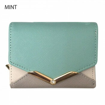 Sunny Side サニーサイド V字ビジュー折財布 MNT JW-0299S-61 【北海道・沖縄・離島配送不可】