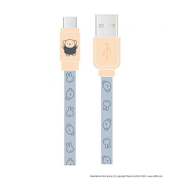 USB Type-C対応 同期＆充電ケーブル ミッフィー＆ボリス MF-388C