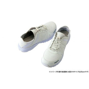 軽作業に幅広く活用できる超軽量多機能モデル。かかとが踏めて脱ぎ履きの回数が多い職場に適したセーフティシューズ。サイズ：25cm個装サイズ：32×21.4×11.9cm重量：個装重量：690g素材・材質：合成皮革、ナイロンメッシュ仕様：樹脂先芯生産国：中国