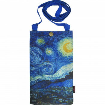 名画 スマホショルダーバッグ ゴッホ「星月夜」 AS-00905