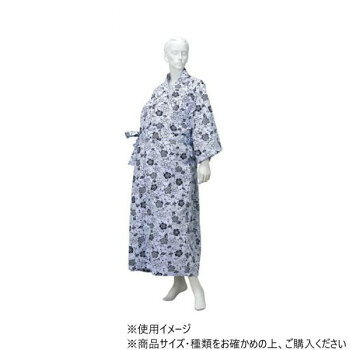 神戸生絲　婦人ガーゼねまき(ラグラン袖・特大)特大 No.69 ネイビー 【沖縄配送不可】