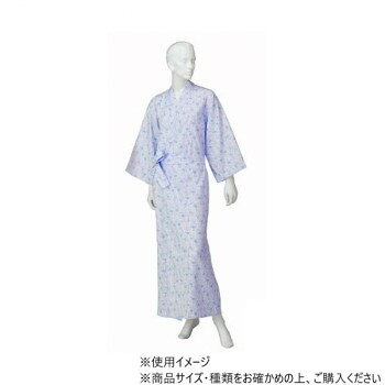 神戸生絲　婦人カラーガーゼねまき(ラグラン袖)L NE69 サックス 【沖縄配送不可】
