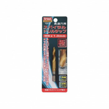 TRAD　六角軸ドリルタップ　M6×1.0　TDT-6　350284 【北海道・沖縄・離島配送不可】