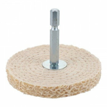 H＆H　六角軸軸付　ステンレス研磨用バフ　HAS6-75　332304 【北海道・沖縄・離島配送不可】